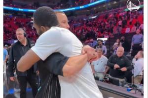 开云APP-库里追梦等多人找到嘴哥互动！勇士官推：你永远是勇士的冠军